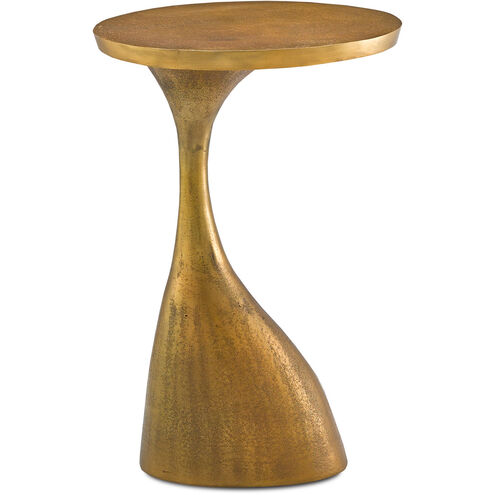 Ishaan 24 X 13 inch Antique Brass Accent Table
