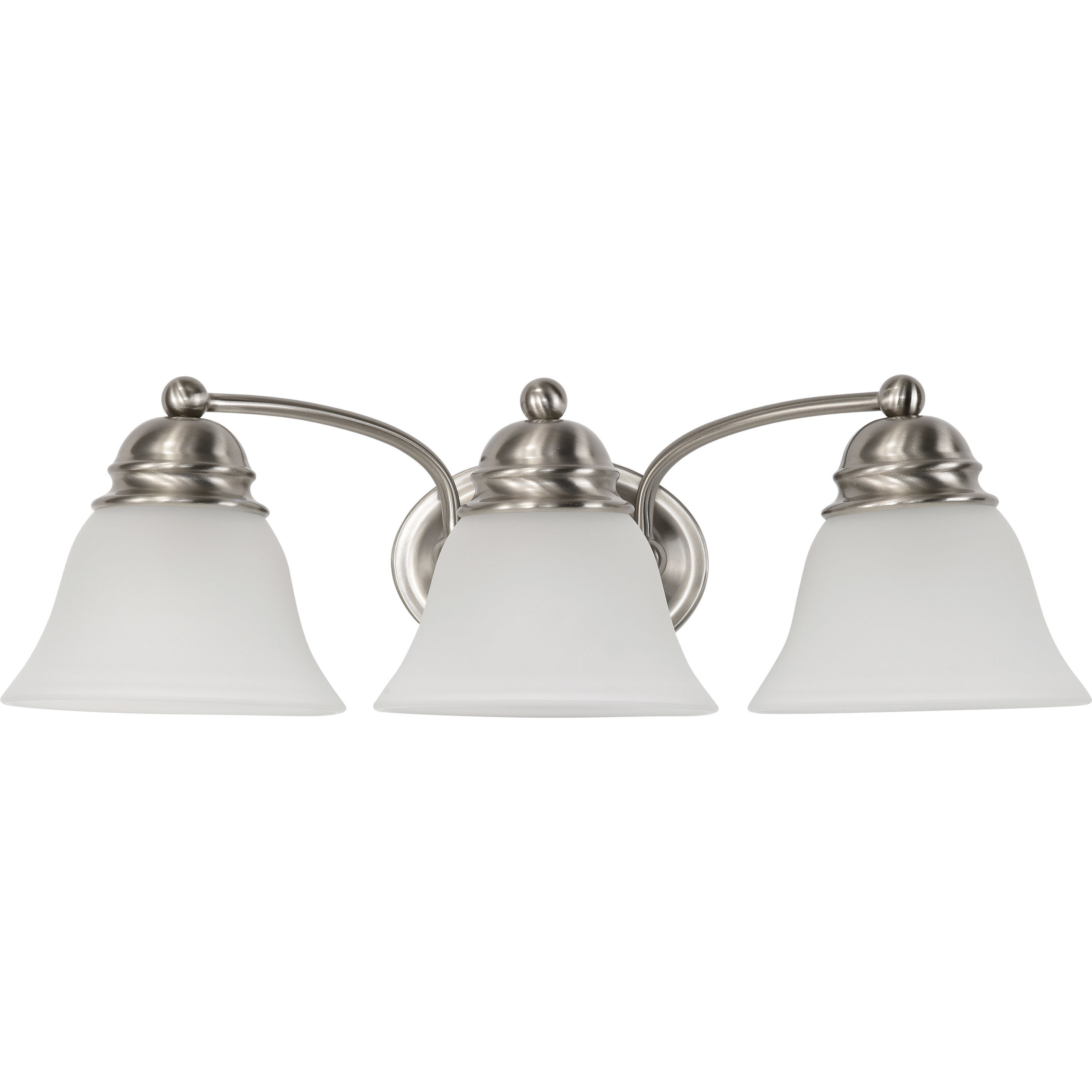 Empire 3 Light 21 inch Brushed Nickel Vanity Light Wall Light