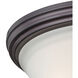 Pittman 2 Light 14 inch Sienna Bronze Flush Mount Ceiling Light