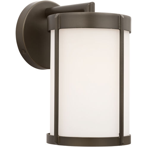 Luning 1 Light 10 inch Antique Bronze Outdoor Wall Lantern, Small