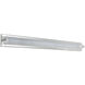 Veil LED 40.2 inch Brushed Nickel Bath Vanity Light Wall Light