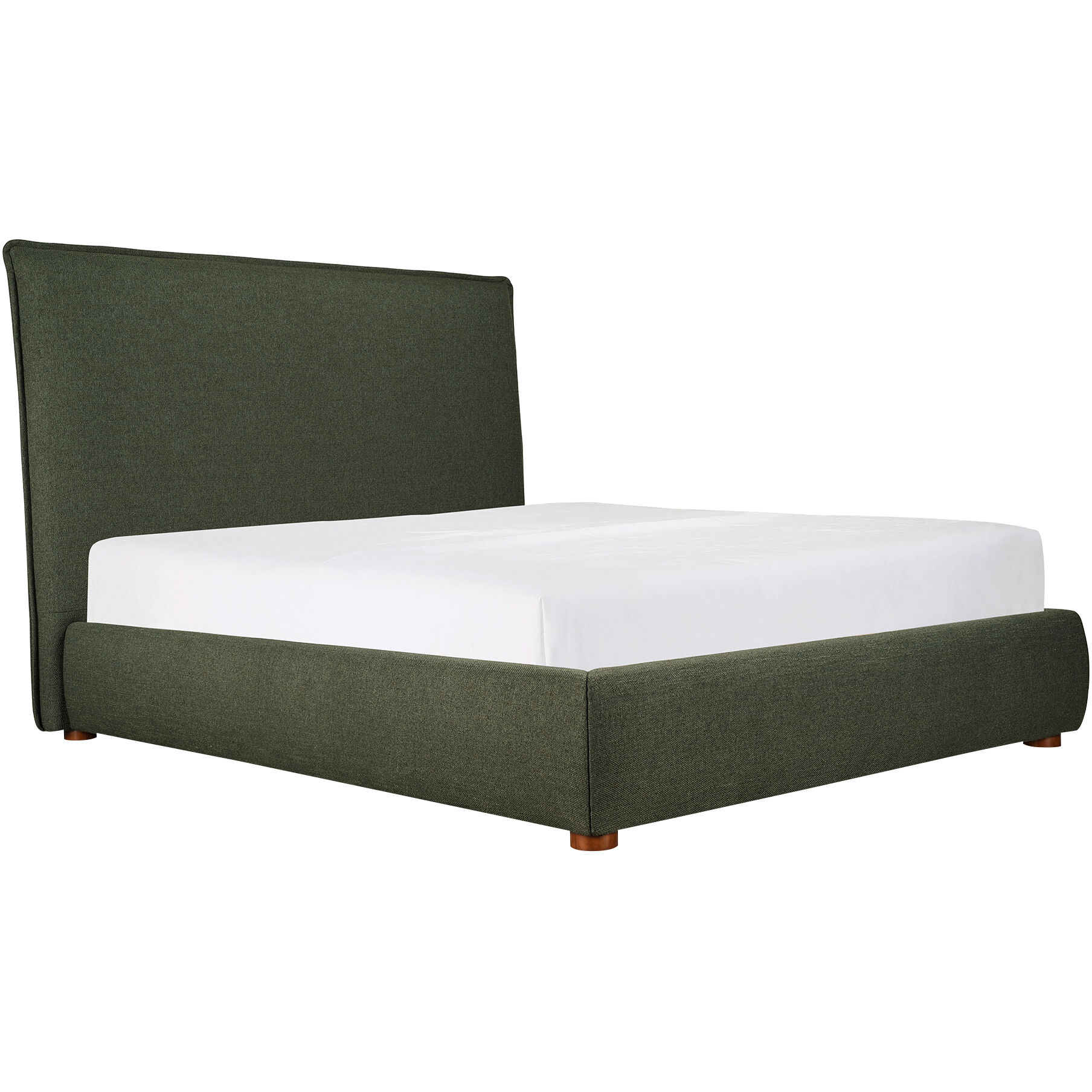 Luzon Green Bed, King Tall Headboard