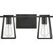 Filmore 16 inch Black Vanity Light Wall Light