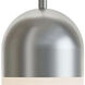 Irvine LED 4.75 inch Satin Nickel Pendant Ceiling Light