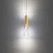 Kilt 1 Light 4 inch Aged Brass Mini Pendant Ceiling Light in 2700K