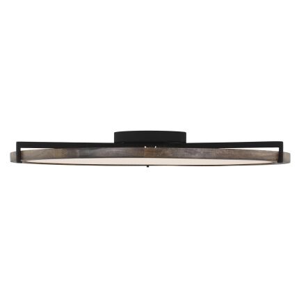 Clodagh Shuffle LED 18.4 inch Nightshade Black Flush Mount Ceiling Light