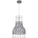Bejamin 1 Light 11.75 inch Steel Gray Pendant Ceiling Light