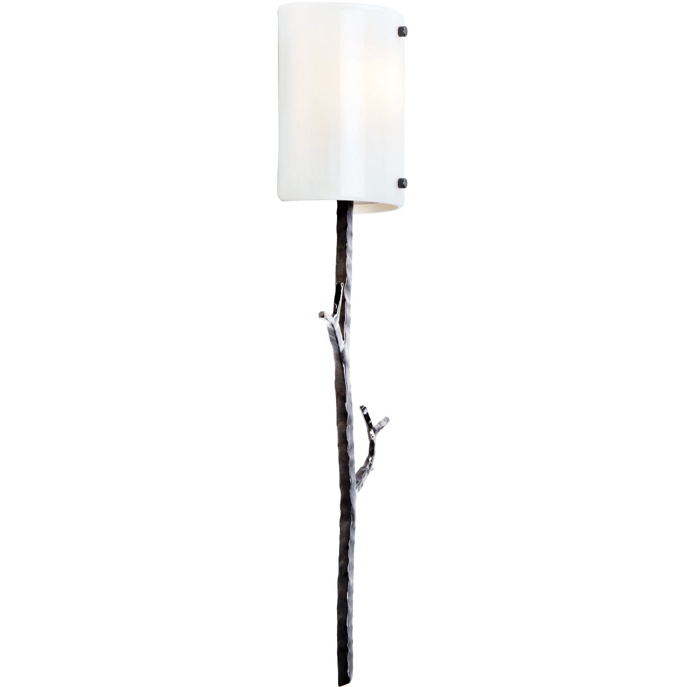 Ironwood 1 Light 6.6 inch Beige Silver Cover Sconce Wall Light in Metallic Beige Silver, Ivory Wisp, Twig