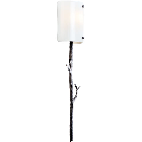 Ironwood 1 Light 6.6 inch Flat Bronze Cover Sconce Wall Light in Smoke Granite, Twig