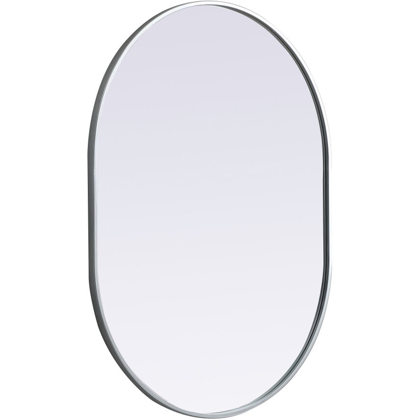 Asha 40 X 30 inch Silver Mirror in 30 x 40