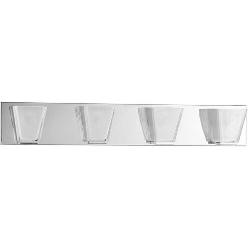 Streaming 4 Light 30 inch Polished Chrome Bath Vanity Wall Light