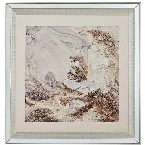 Perryman Grey and Bronze and Gold Wall Art