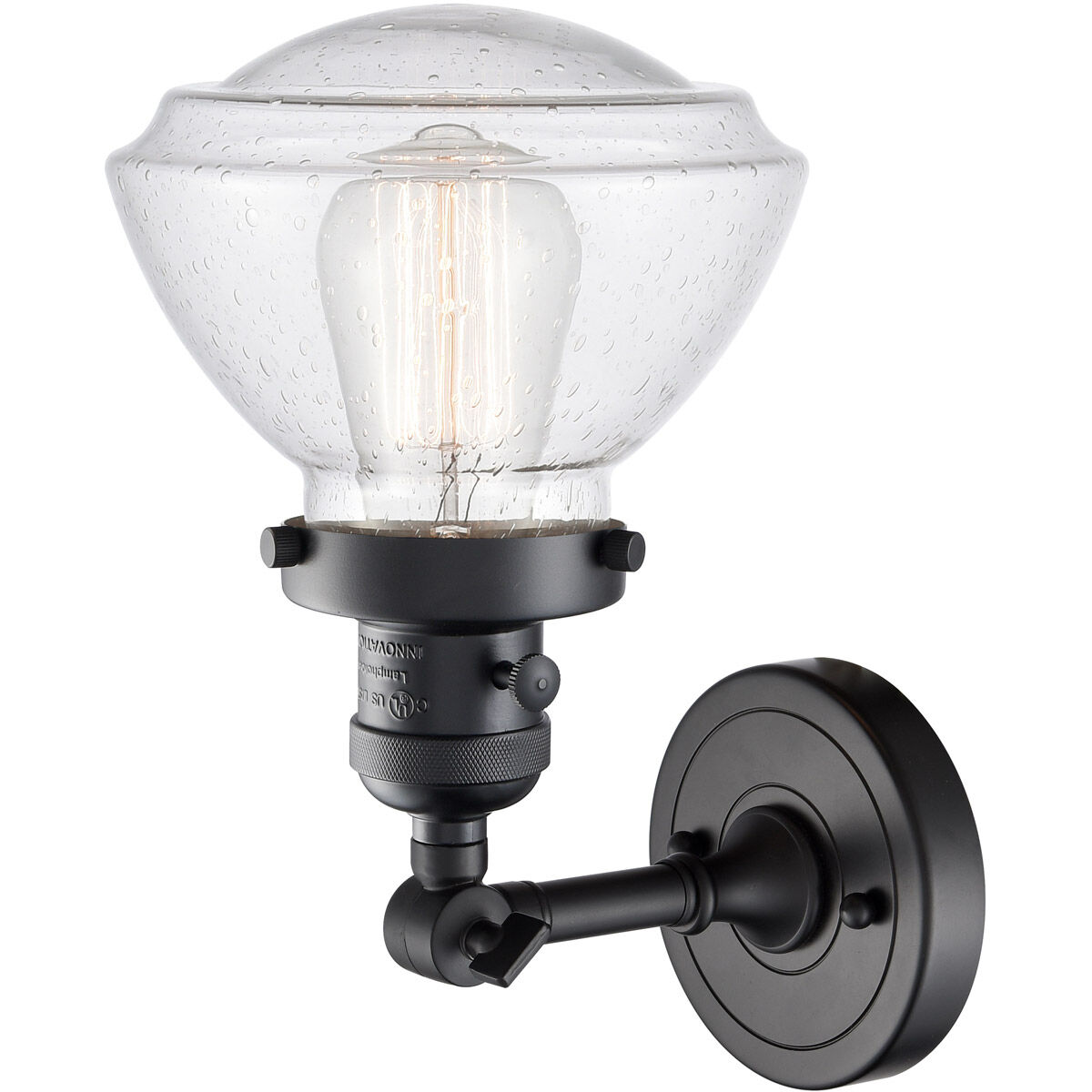 Franklin Restoration Olean LED 7 inch Matte Black Sconce Wall Light, Franklin Restoration