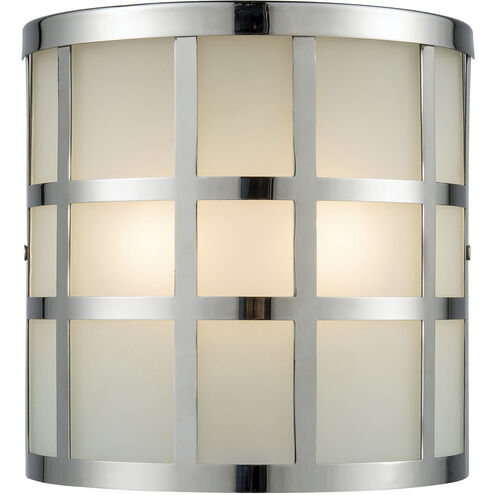 Hooper 2 Light 8 inch Silver Outdoor Sconce