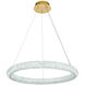 Bowen 1 Light 26 inch Satin Gold Chandelier Ceiling Light
