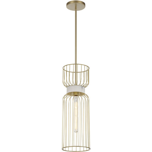 Park Slope 1 Light 8 inch Nouveau Gold Mini Pendant Ceiling Light