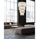 Glacier 18 Light 31 inch Modern Gold Chandelier Ceiling Light