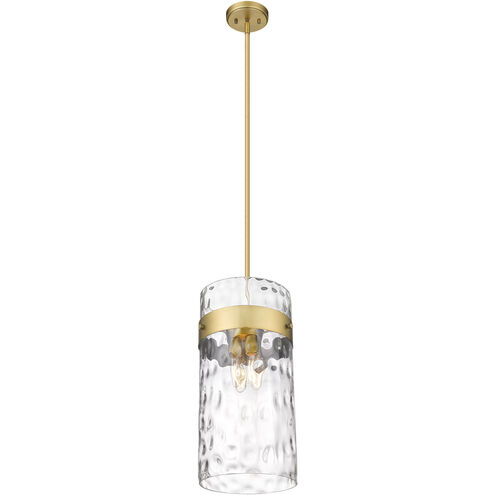 Fontaine 4 Light 13 inch Rubbed Brass Pendant Ceiling Light in Rubbed Bronze