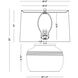 Eliana 20 inch 150.00 watt Brown Table Lamp Portable Light