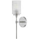 Mabel 1 Light 6.5 inch Chrome Bath Light Wall Light