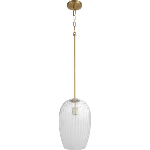 Southport 1 Light 9 inch Aged Brass Pendant Ceiling Light, Small