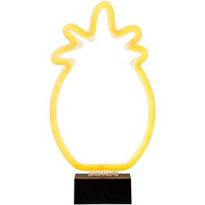Pineapple 11.75 inch White LED Neon Lamp Portable Light