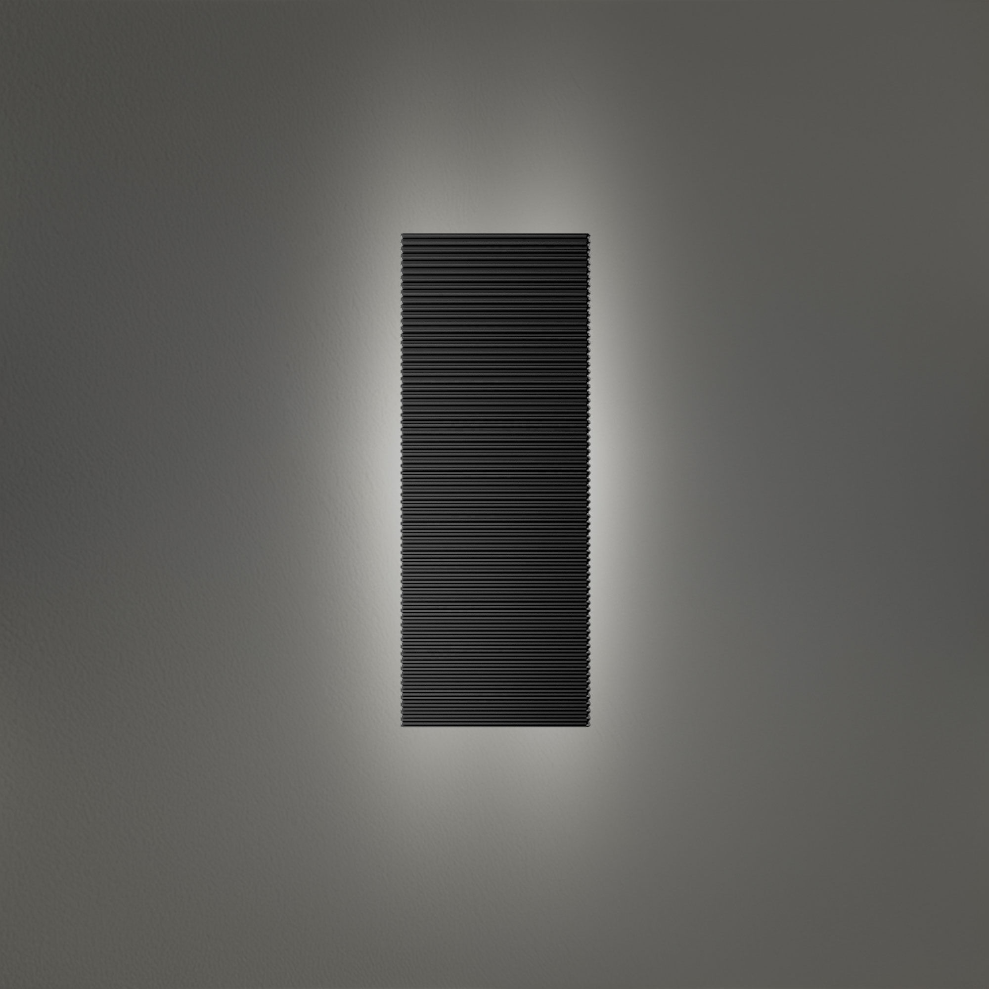 Pillar LED 16.13 inch Black Outdoor Wall Lighting in 4000K