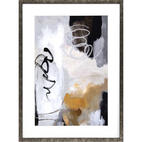 Abstract Collection Gray Framed Art