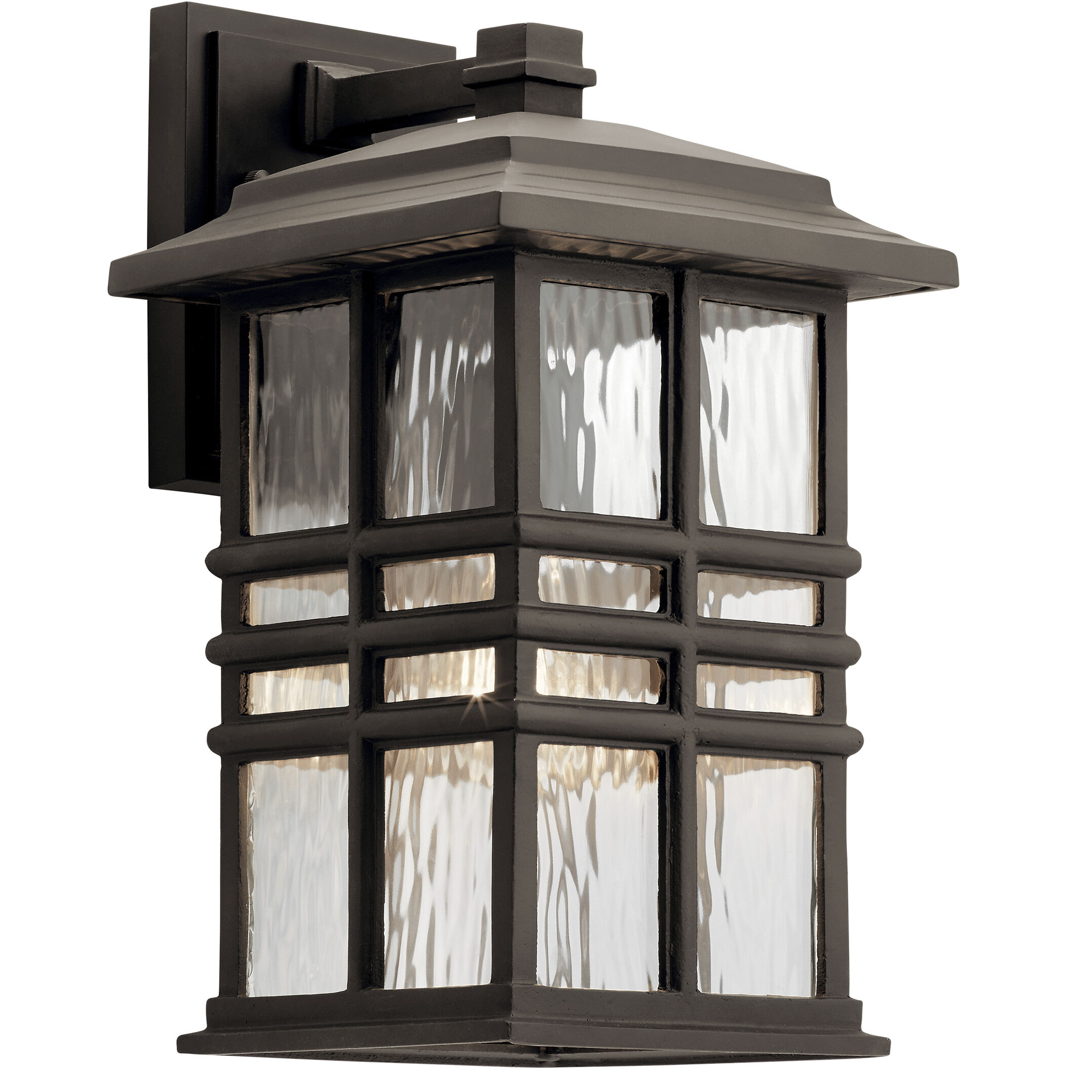 Beacon Square 1 Light 14 inch Olde Bronze Outdoor Wall, Medium