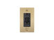 1G Duplex 125 Brass Outlet, GFCI