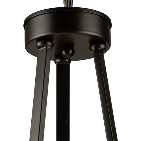 Coco LED 19.7 inch Gold and Black Chandelier Ceiling Light