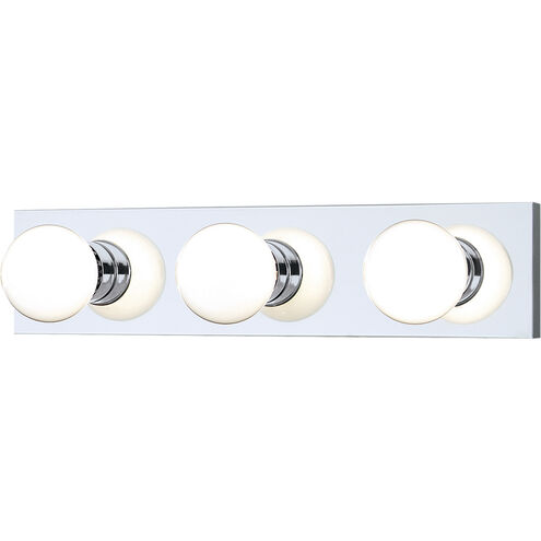 Vanity Strips 3 Light 18 inch Chrome Vanity Light Wall Light