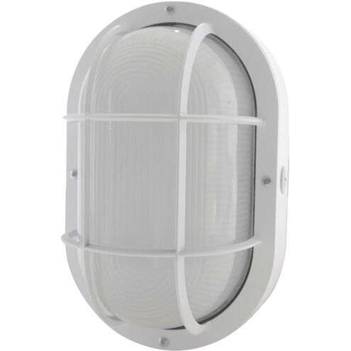 Brentwood LED 11 inch White Outdoor Bulk Head