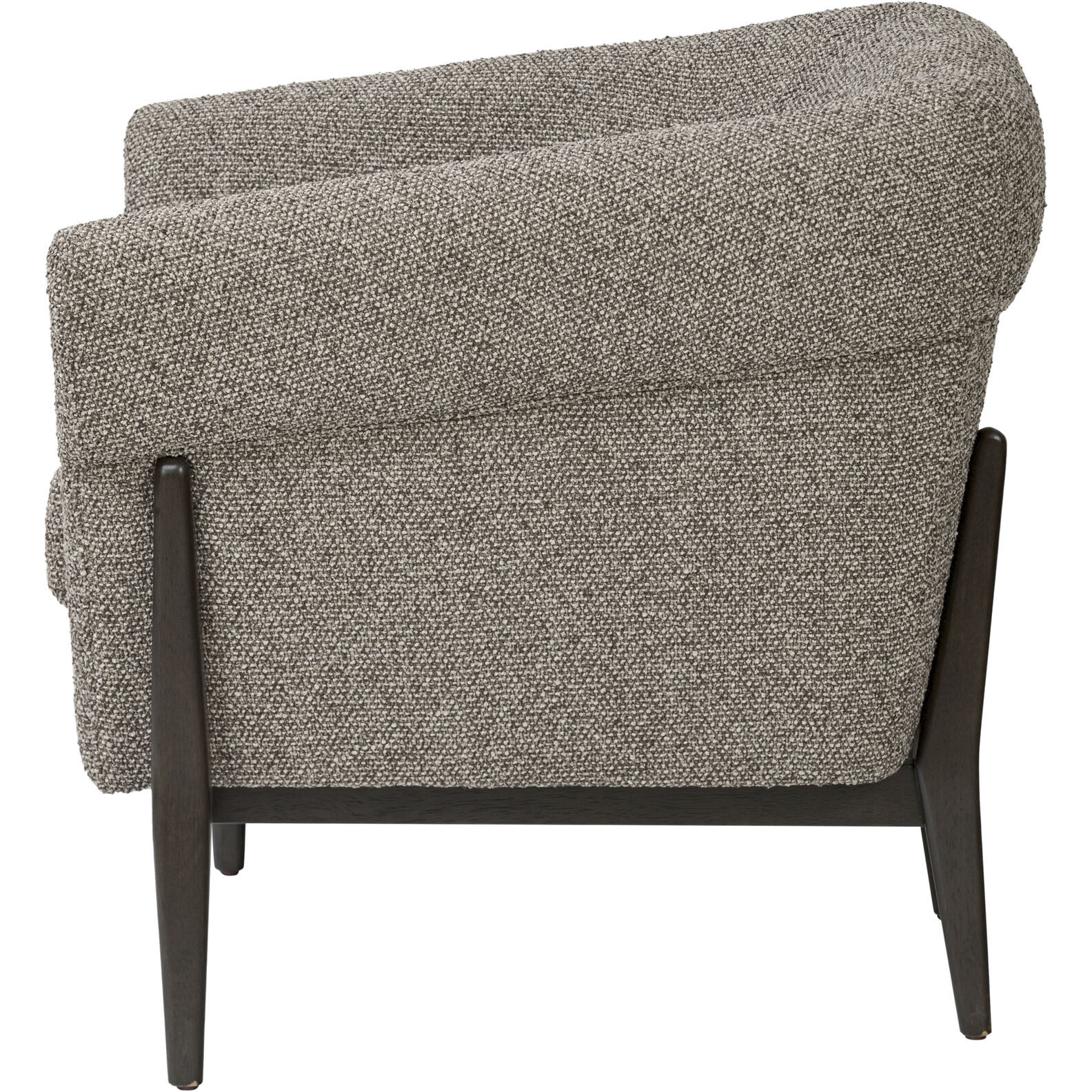 Melrose Dark Brown Oak with Earth Accent Chair