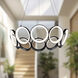 Oros LED 29.13 inch Black Chandelier Ceiling Light