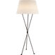 AERIN Lebon 62.25 inch 150.00 watt Aged Iron Floor Lamp Portable Light