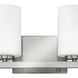 Kyra 4 Light 30 inch Brushed Nickel Vanity Light Wall Light