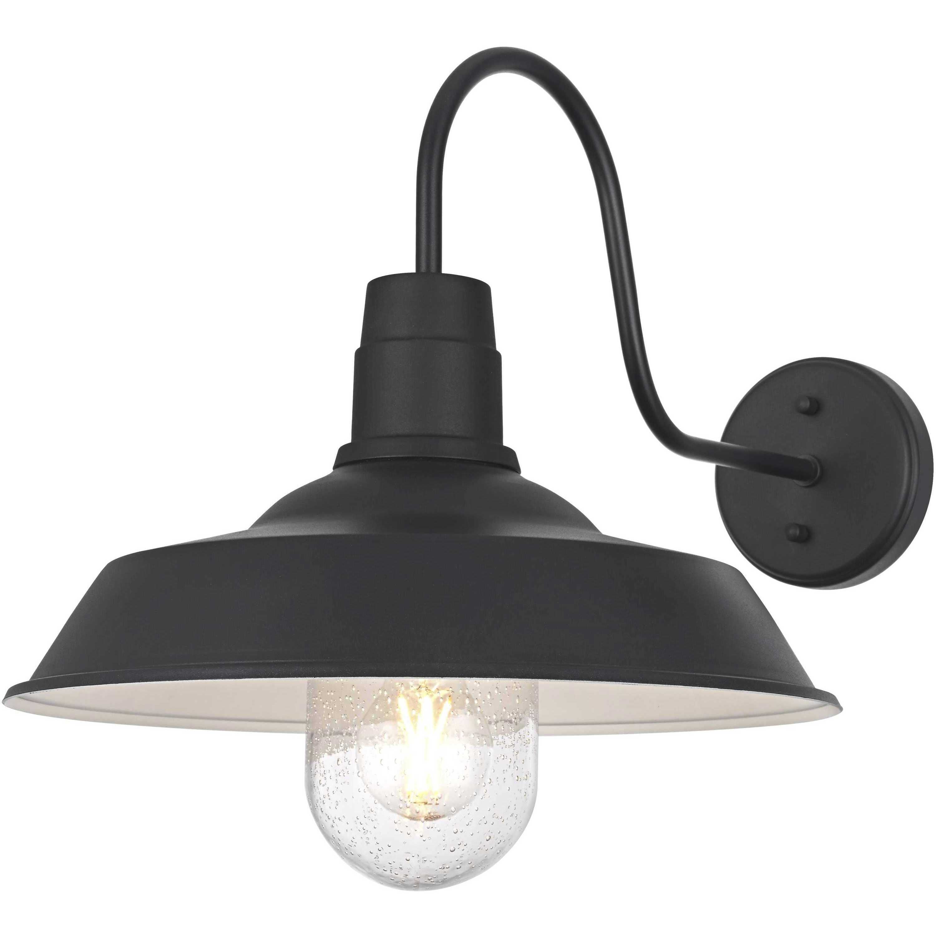 Rayan 1 Light 15 inch Black Outdoor Wall Sconce