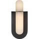 Kelly Wearstler Fosse LED 4.5 inch Bronze Oval Sconce Wall Light