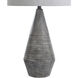 Tipton Farmhouse 31 inch 150.00 watt Faux Wood Poly Resin Gray Finished Lamp Body/ Base Table Lamp Portable Light