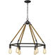 Holden 6 Light 30 inch Antique Gray Chandelier Ceiling Light