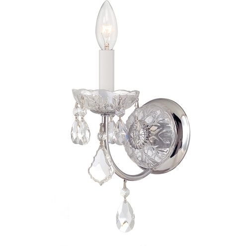 Imperial 1 Light 4.75 inch Polished Chrome Sconce Wall Light in Clear Hand Cut