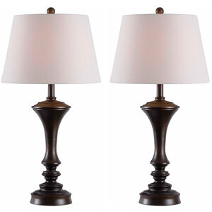 Isabella 29 inch 100.00 watt Brushed Copper Bronze 2-Pack Table Lamps Portable Light