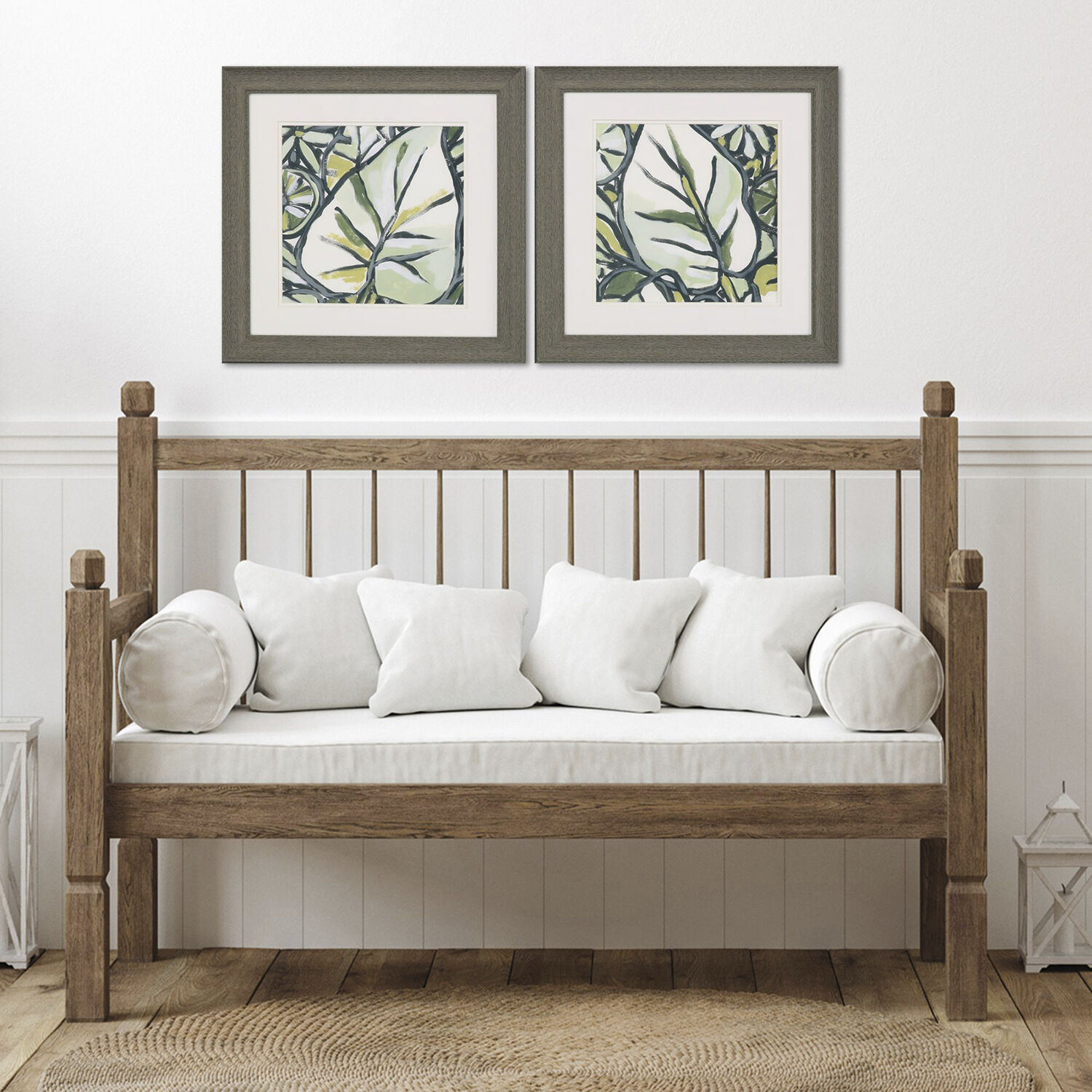 Fauvist Tropical Green Framed Art, Propac