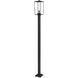 Sheridan 1 Light 116.25 inch Black Outdoor Post Mounted Fixture