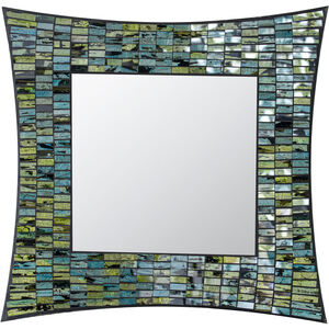 Aramis 20 X 20 inch Blue and Green Wall Mirror