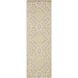 Modern Classics 96 X 30 inch Moss, Medium Gray, Cream Rug