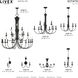 Estate 21 Light 42 inch Black Extra Large Chandelier Ceiling Light, Extra Large