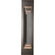 Art + Alchemy Procession 2 Light 40 inch White and Oil Rubbed Bronze Outdoor Sconce, Large