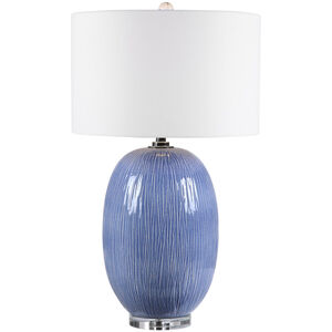 Westerly 31 inch 150 watt Blue Table Lamp Portable Light